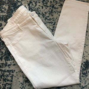 H&M White Denim Skinny